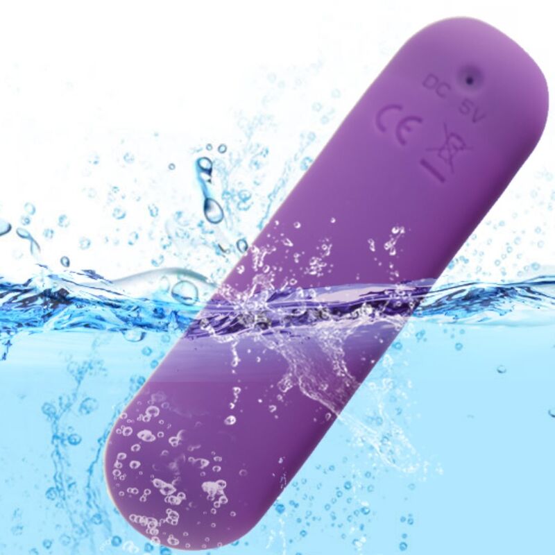ARMONY - SPLASH JOY Bullet-Vibrator mit Fernbedienung, Silikon, 10 Vibrationsmodi, 75 x 19 cm, Lila