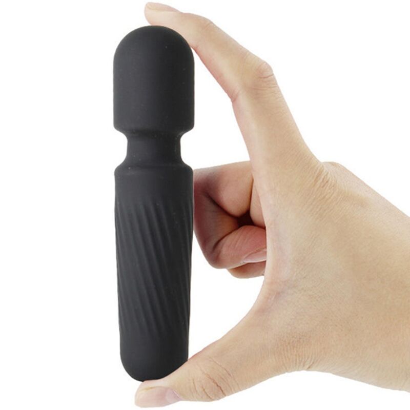 ARMONY – IHR MAGISCHER WIEDERAUFLADBARER MASSAGEGERÄT &amp; VIBRATOR MIT 10 VIBRATIONSSTÄRKEN, SCHWARZ