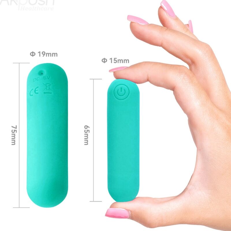 Vibromasseur Bullet Splash Haha - 10 Modes Silicone Étanche - Armony
