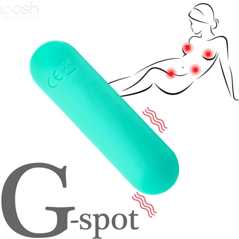 ARMONY - SPLASH JOLINE BULLET VIBRATOR MIT FERNBEDIENUNG, SILIKON, 10 VIBRATIONSMÖGLICHKEITEN, 65 X 15 CM, GRÜN