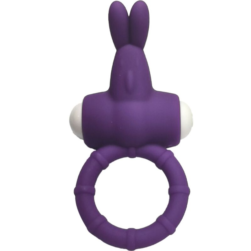 Lilafarbener Vibrationsring aus Silikon von Ms Bunny