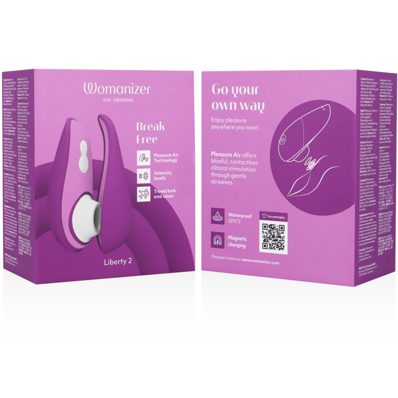 WOMANIZER - LIBERTY 2 Klitorisstimulator und lila Saugfunktion