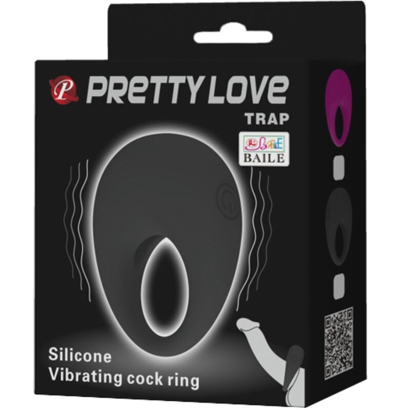 Trap Ring Vibrator schwarz