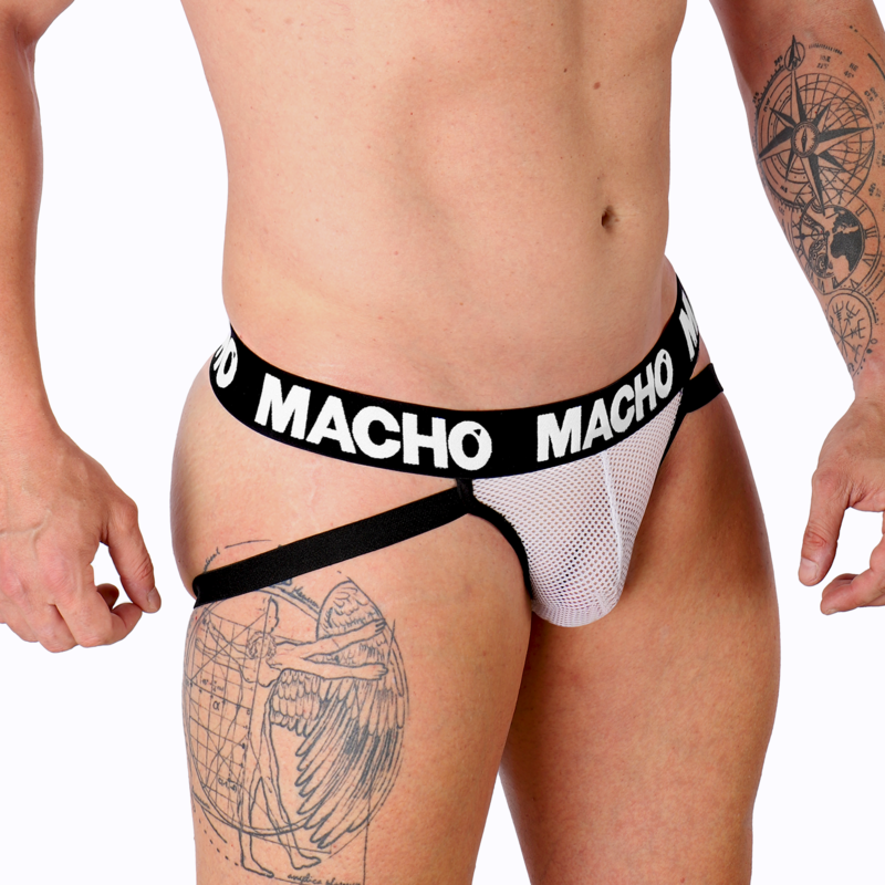Jockstrap Homme Jock Grid Maille Respirante 4 Tailles - Macho Underwear
