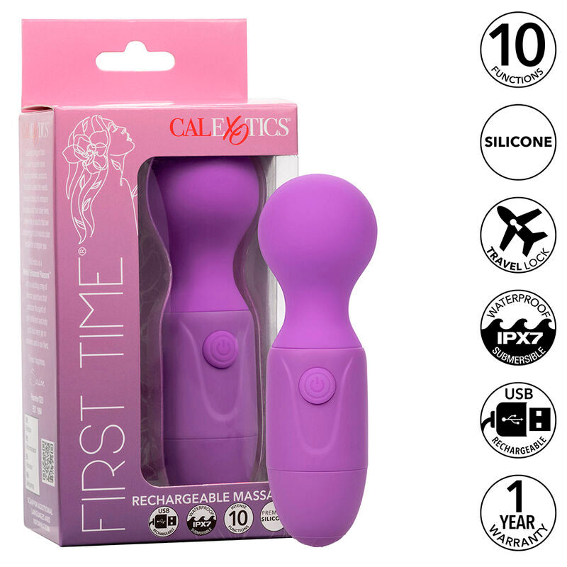 CALEXOTICS – ERSTMAL EIN WIEDERAUFLADBARER MASSAGEGERÄT MIT 10 VIBRATIONEN, LILA
