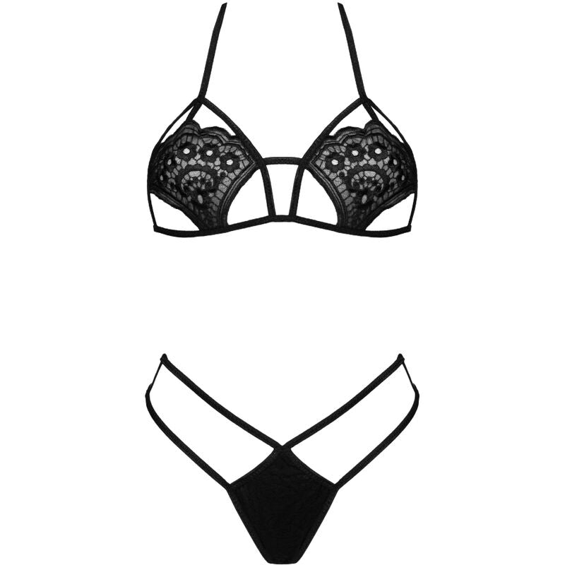 Jimena lc 20216 BH + Tanga schwarz Einheitsgröße