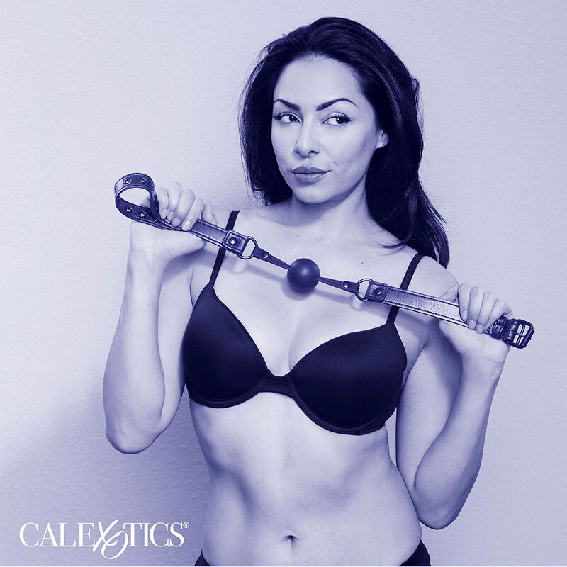 CALEXOTICS - Nächtlicher schwarzer Silikon-Kugelknebel