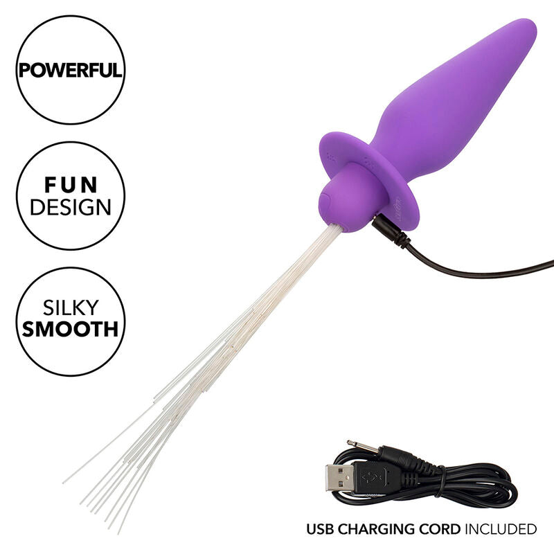 CALEXOTICS - SOUTHERN LIGHTS LIGHT UP PLUG ANAL10 VIBRATIONS SILIKON LILA
