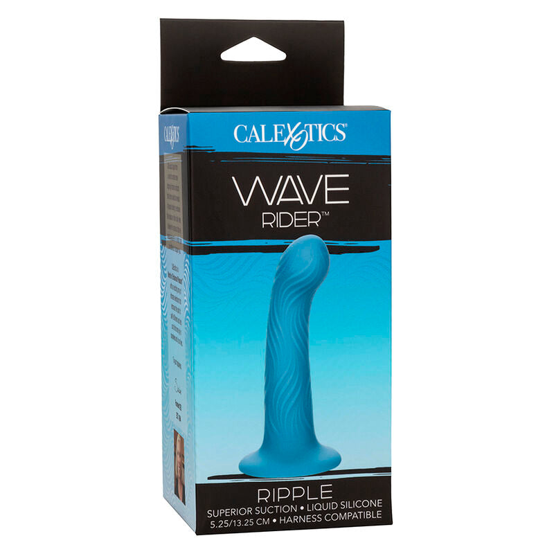 CALEXOTICS - WAVE RIDER ANAL PLUG RIPPLE BLUE