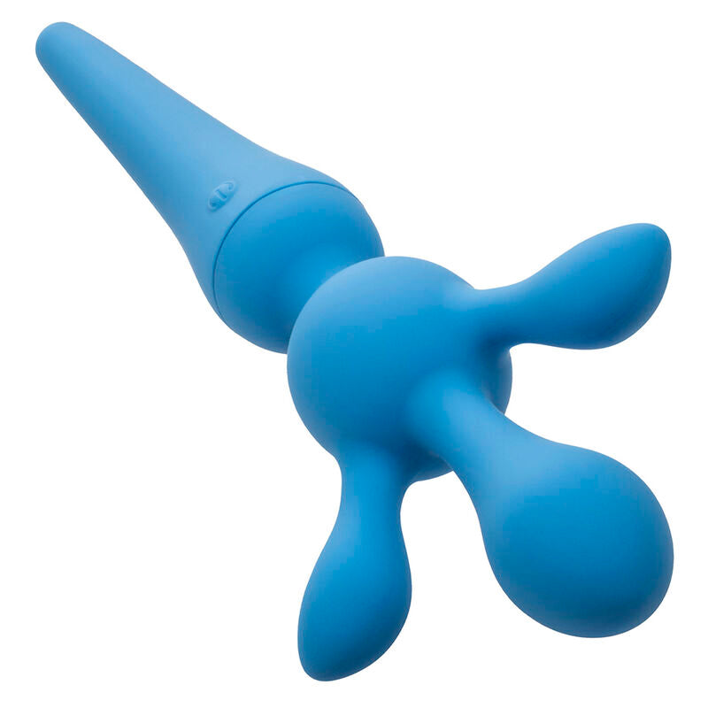 CALEXOTICS - COUTURE ZAUBERSTÄNDER-VIBRATOR-SET 10 VIBRATIONSSTÄRKEN BLAU