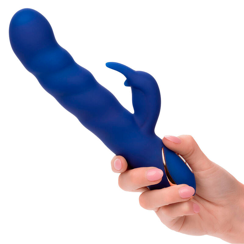 CALEXOTICS - JACK RABBIT Wellenbewegungsvibrator blau