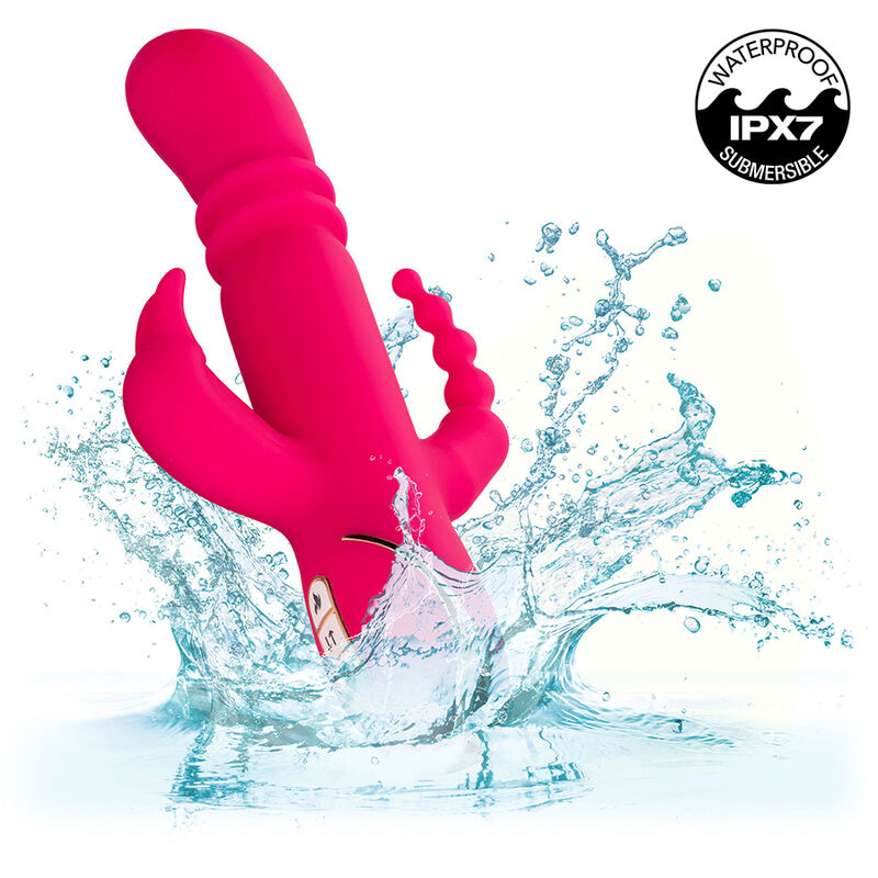 Jack Fantasy Dreifach-Heizvibrator Pink Rabbit