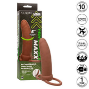 Maxx Thick Double Penetrator 10 Vibrationen Braun