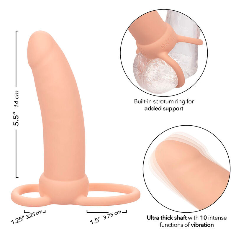 CALEXOTICS - MAXX DICKER DOPPELPENETRATOR 10 FLEISCHVIBRATIONEN