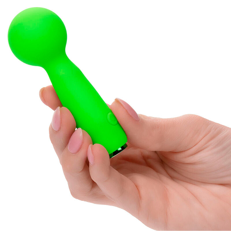 CALEXOTICS - NEON VIBES DER BUBBLY VIBE MINI-MASSAGEGERÄT MIT 10 VIBRATIONEN, GRÜN