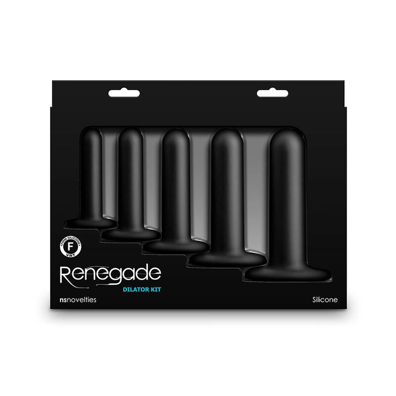 NS NOVELTIES – RENEGADE BLACK DILATOR-SET