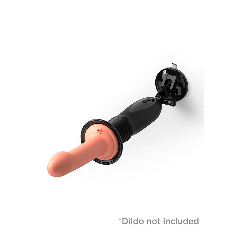 FETISCH-FANTASIE-SERIE – BODY DOCK DILDO-THRUSTER-KLEMME MIT 7 THRUSTER-MODI, SCHWARZ