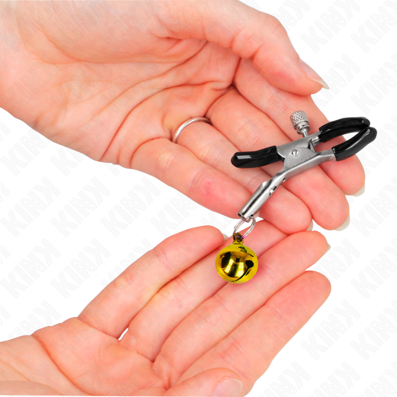 Einfache Glocke Gold Meton Klemme 6 cm