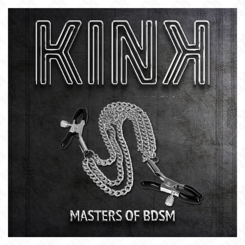 KINK - WORKSHOP-CLIPS MIT 3 SILBERKETTEN 20/23/28 CM