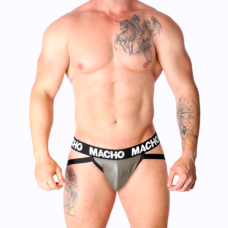 Mx27gr Jock Leathero Grau Beige XL