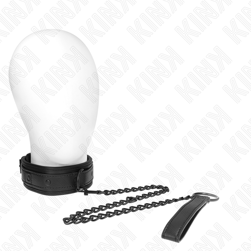 KINK – Neopren-Bondage-Halsband Modell 2 mit verstellbarem Gürtel, 78 cm x 37,5 x 49,5 cm