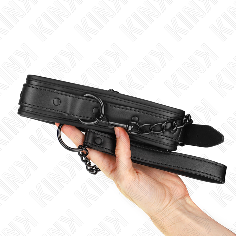 KINK – Neopren-Bondage-Halsband Modell 2 mit verstellbarem Gürtel, 78 cm x 37,5 x 49,5 cm