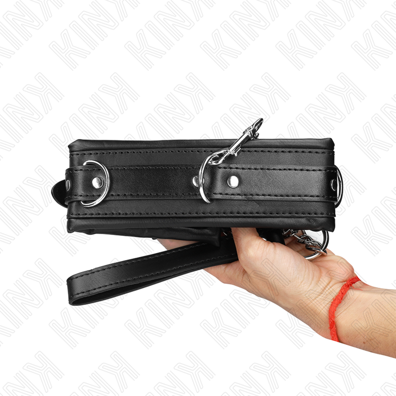 KINK – SCHWERER KRAGEN MIT 65 CM GÜRTEL, MODELL 4, VERSTELLBAR 36,5–50 CM