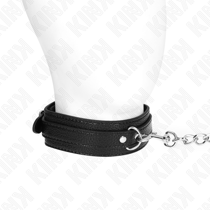 KINK - Halsband mit Schlangenmuster und 65 cm Leine