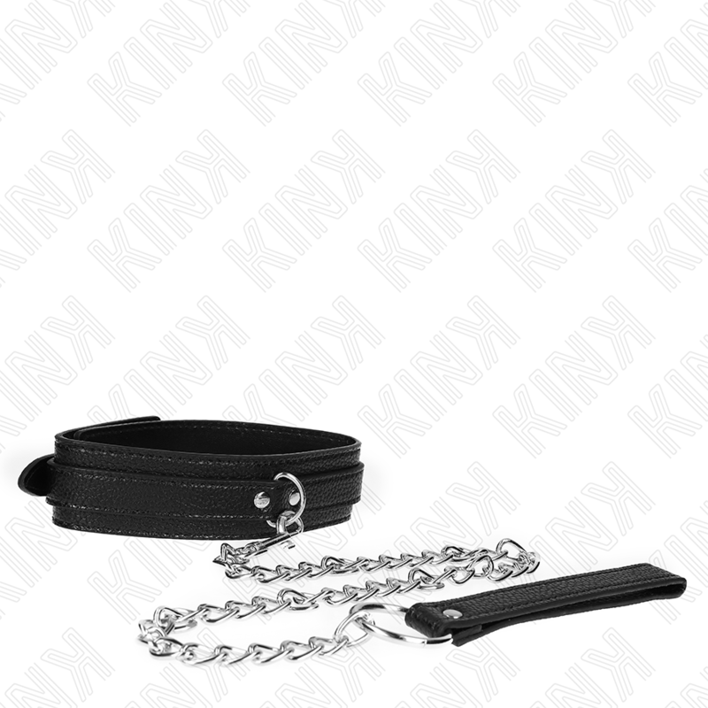 KINK - Halsband mit Schlangenmuster und 65 cm Leine