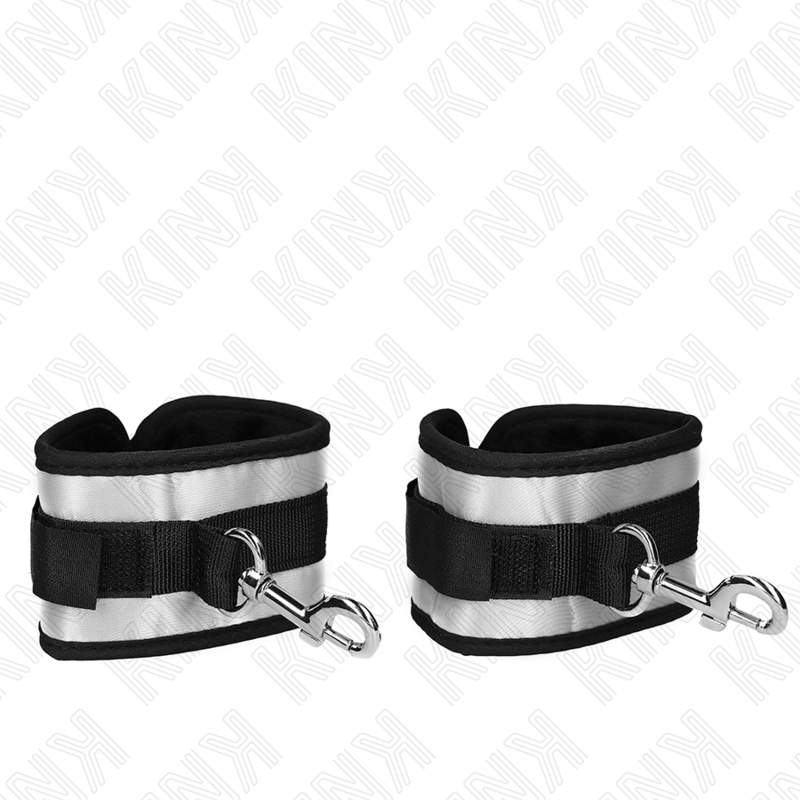 KINK - GRAUE NEOPREN-ARMBANDARMBÄNDER 23 x 5 cm