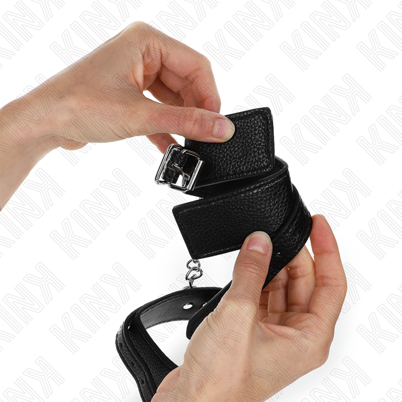 KINK – Verstellbare Handgelenkauflage mit schwarzem Schlangenmuster, 20–28 cm x 5,4 cm