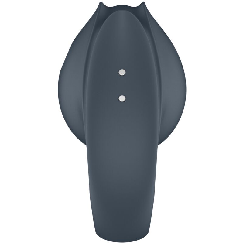 Perfect Pair 2 Multivibrator 2 in 1 Penisring und Fingerstimulator Grau