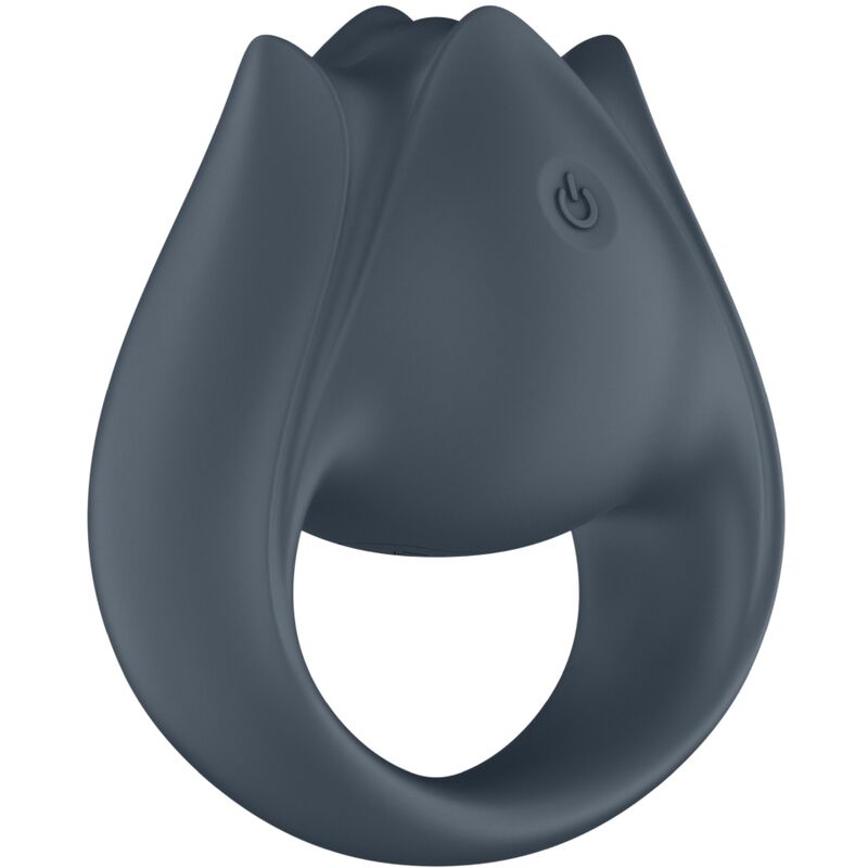 Perfect Pair 2 Multivibrator 2 in 1 Penisring und Fingerstimulator Grau
