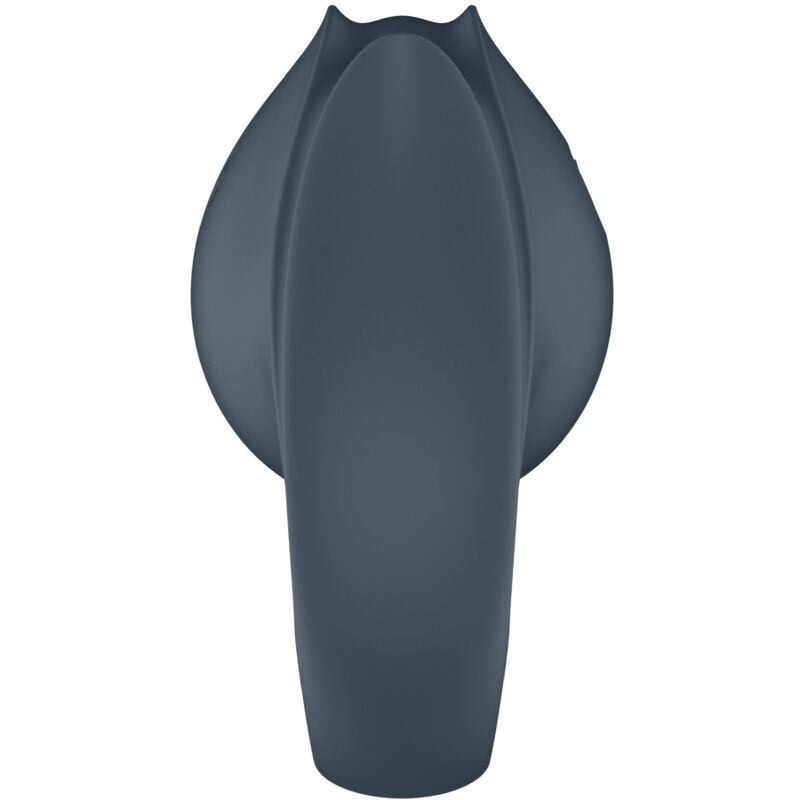 Perfect Pair 2 Multivibrator 2 in 1 Penisring und Fingerstimulator Grau