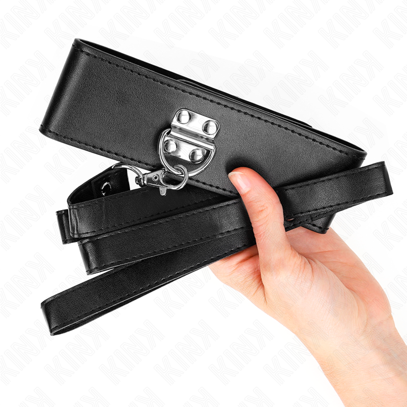 KINK - Halskette mit Gürtel, 116 cm, Modell 2, verstellbar 36-43 cm x 5 cm