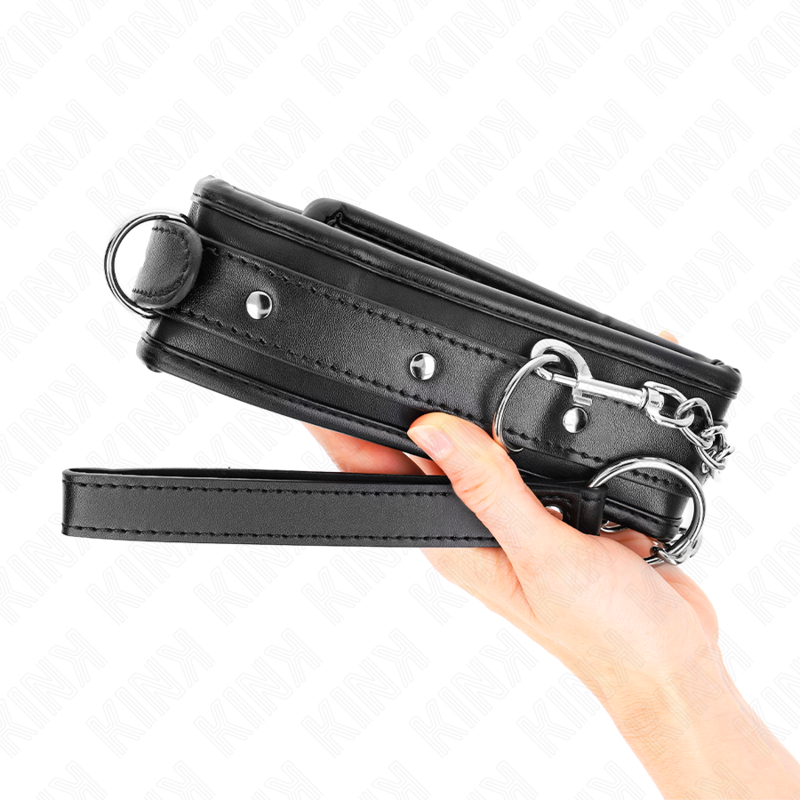 Schweres Halsband mit Gürtel 65 cm Modell 1 verstellbar 36,5-50 cm