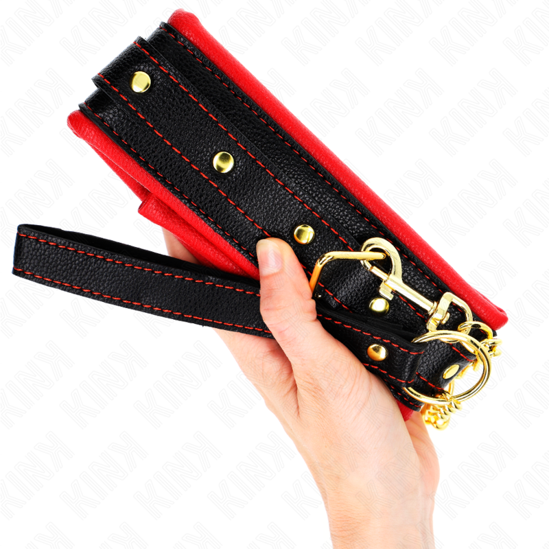 KINK - HALSKETTE MIT ARMBAND AUS SCHAUMSTOFF-KUNSTSTOFF, MODELL 2, VERSTELLBAR 37-54 CM X 3 CM