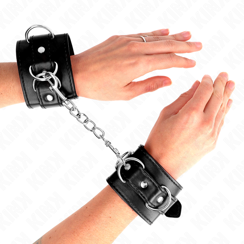 Menottes BDSM Ajustables 17,5-25 cm 6 cm - Kink