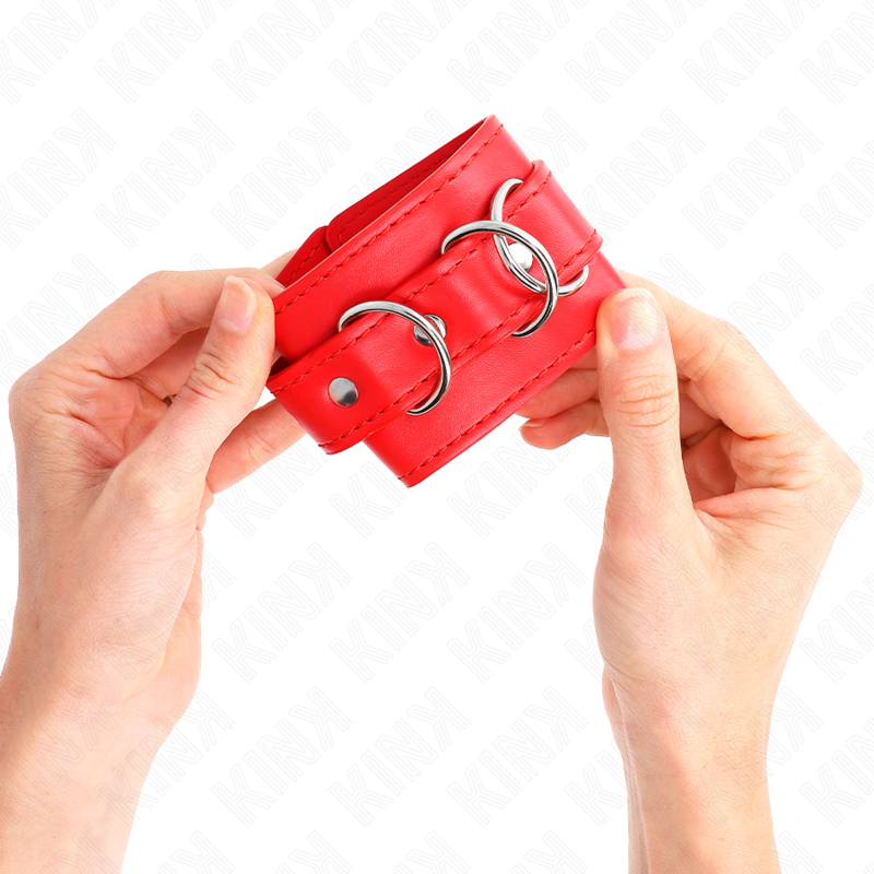 KINK – 3 verstellbare Handgelenksgeräte, rot, 17,5–25 cm x 6 cm