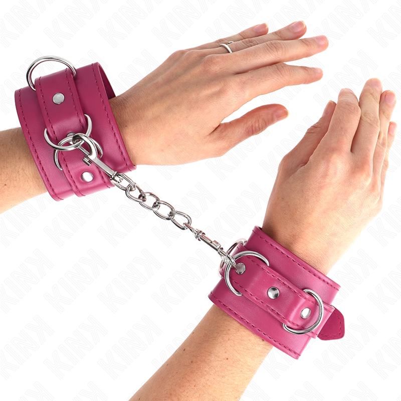 Menottes BDSM Ajustables 17,5-25 cm 6 cm - Kink