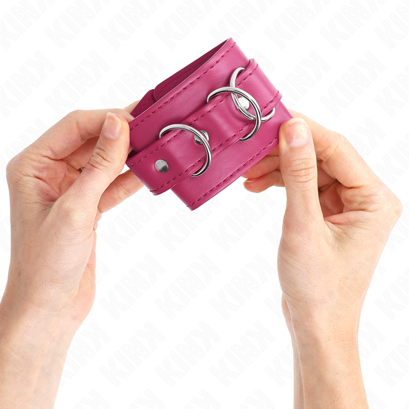 3 verstellbare rosa Handgelenkstützen 17,5-25 cm x 6 cm