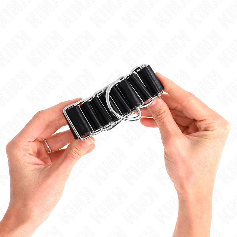 KINK – Dünne, klappbare Handgelenkauflagen, schwarz, verstellbar, 16–22 cm x 3,5 cm