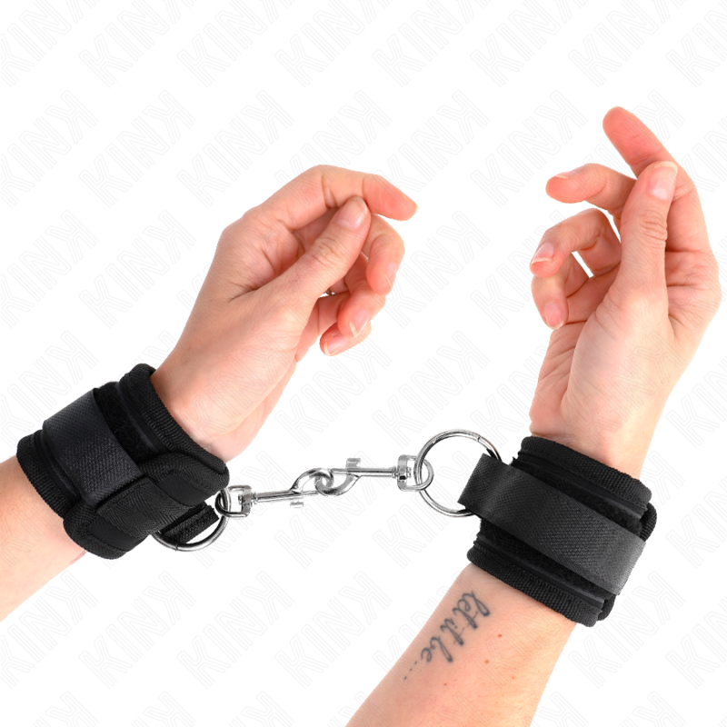 KINK – VERSTELLBARE SCHWARZE HANDGELENKLEBER 18–35 CM X 6 CM