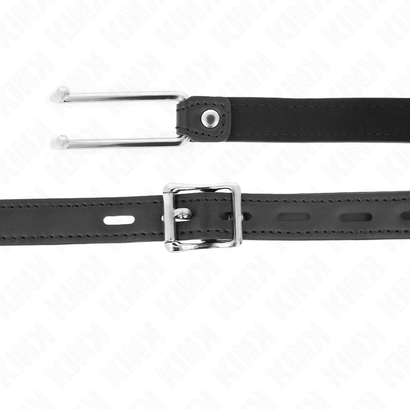 KINK – 11,5 cm langer Metallhakenstab mit verstellbarem Lederriemen (39–58 cm x 2 cm)