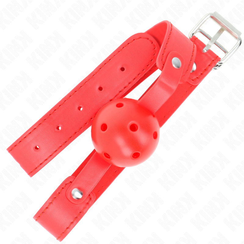 Bâillon avec Boule Respirant 4,5 cm Sangle Ajustable - Kink