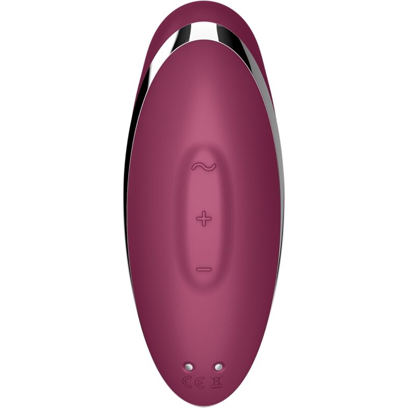 Stimulateur Clitoridien Tap and Climax 2 Vibration Tapotement IPX7 - Satisfyer