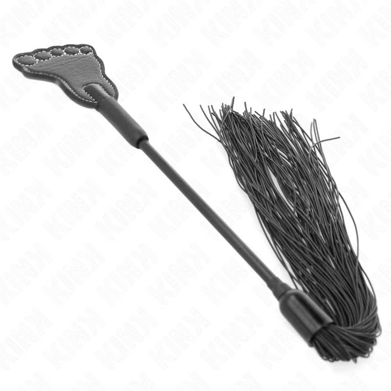 KINK - Fußförmiges Paddel mit Drüsenpeitsche 31 cm