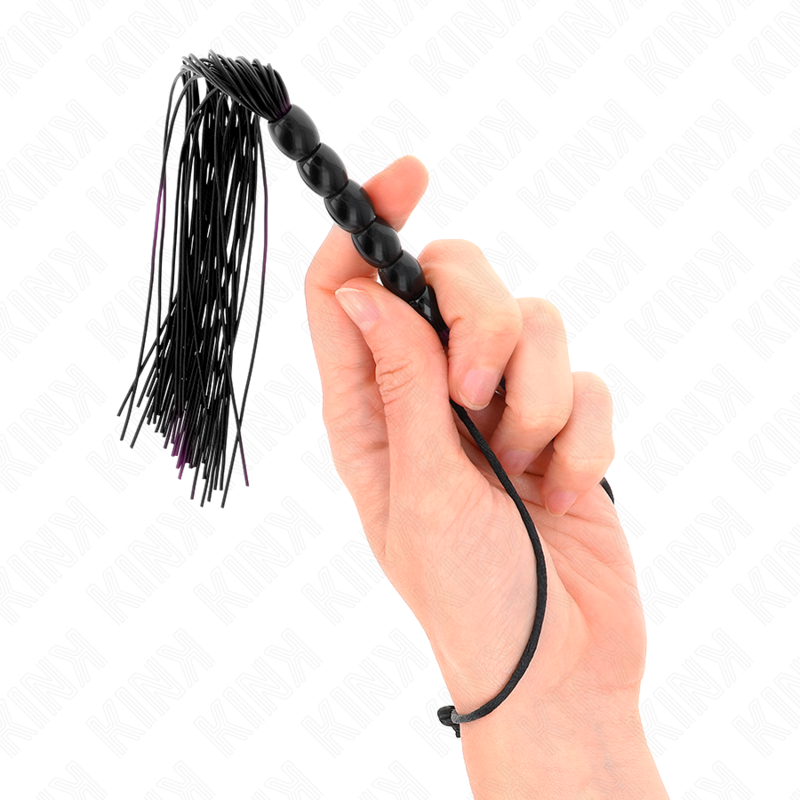 KINK – Mini-Silikon-Schneebesen mit 6 schwarzen Kugeln, 26 cm