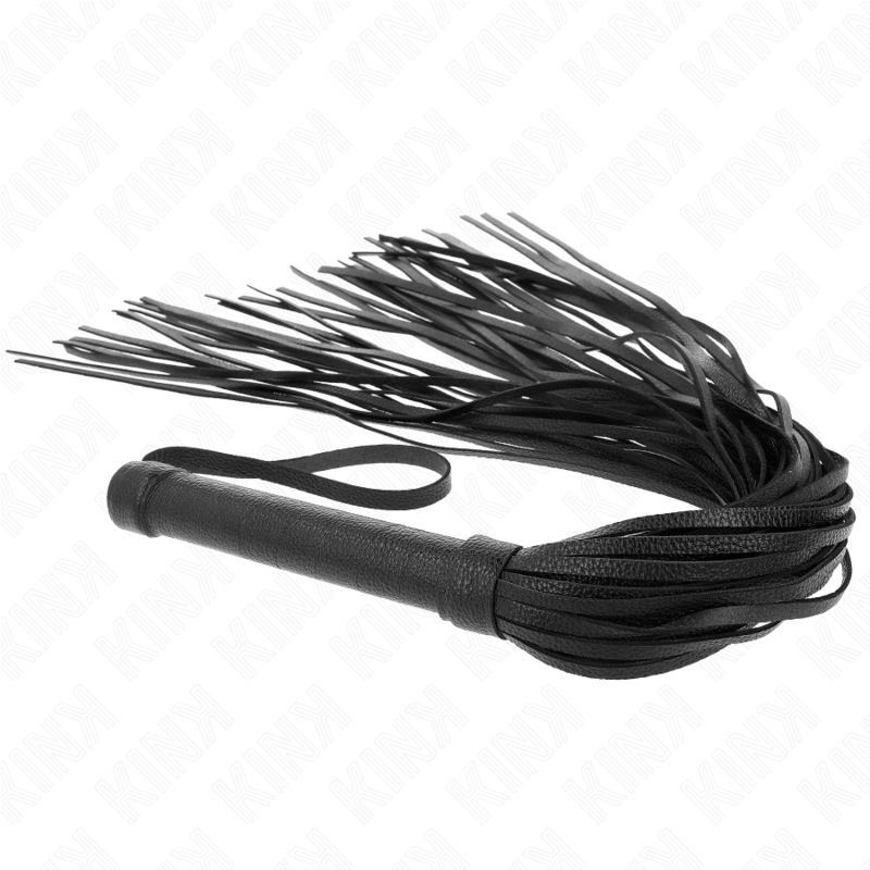 Fouet BDSM PVC Souple 70 cm Poignée Ergonomique - Kink