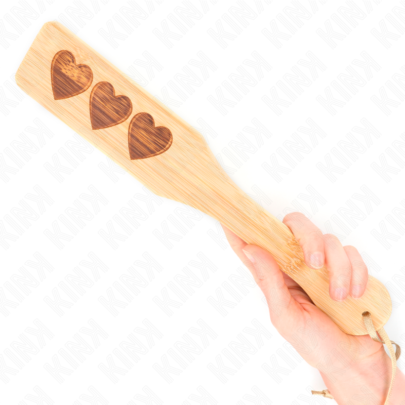 KINK – Bambuspalette mit Herzdesign, 32 x 5,5 cm